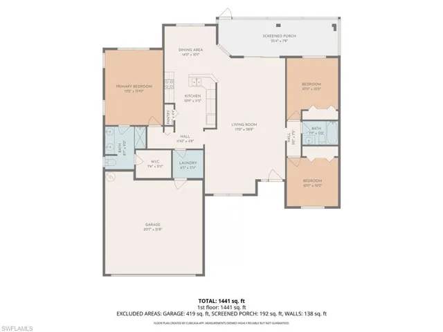View of home floor plan