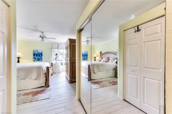 MASTER BEDROOM MIRRORED CLOSET DOORS