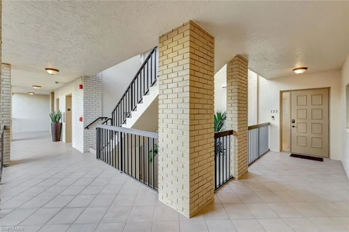 Exteriour of unit 133 and elevator to the unit