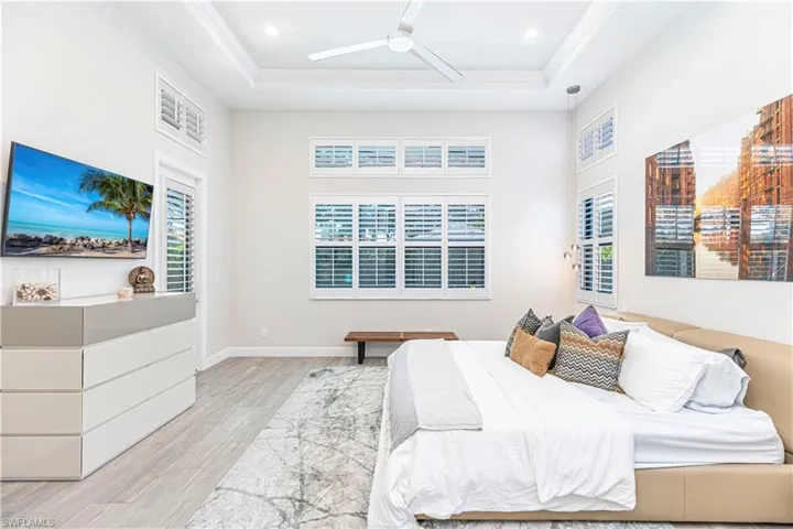 Master Bedroom tray ceilings