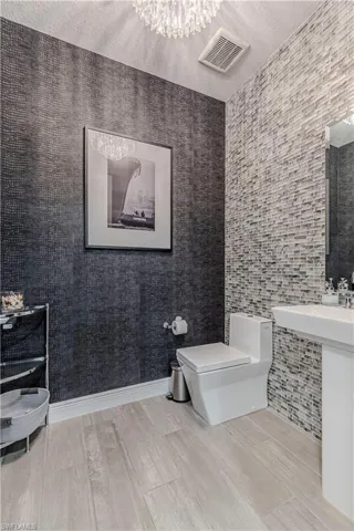 Gorgeous updated guest bath