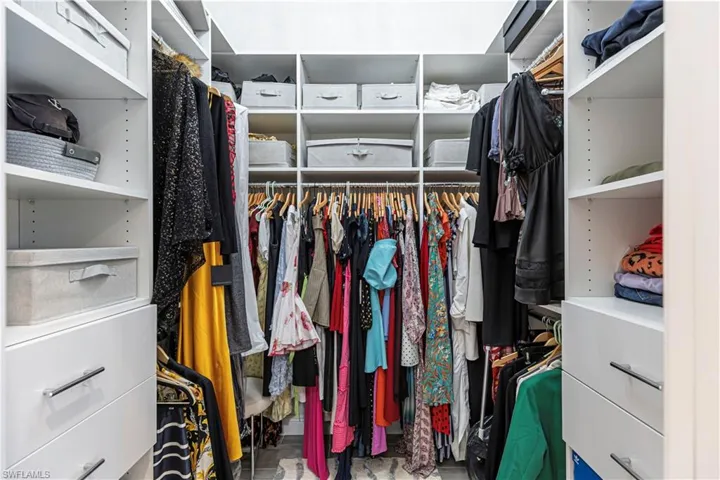 Custom walk in closet