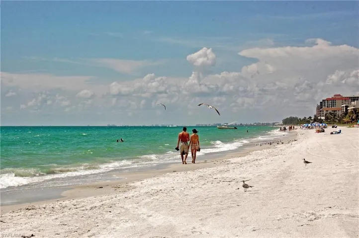 Naples beaches with white pearly sand and a plethora of water activities available.