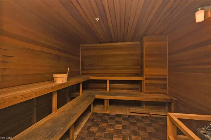 Sauna at Heritage Bay.