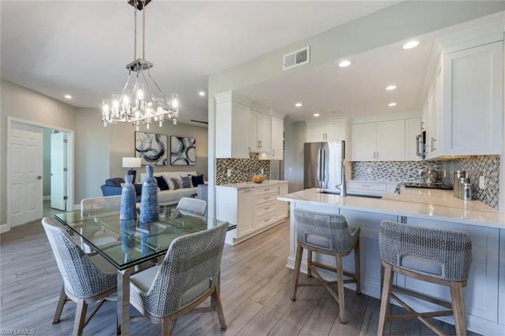 Open dining space.