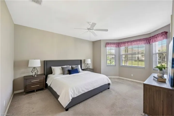 Primary Bedroom - Digitally Staged to show the Possibilities