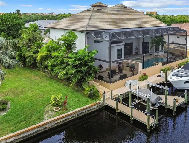 Rear of Home, 10k pound boat lift