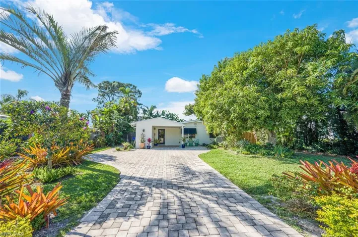 Front Elevation/long driveway