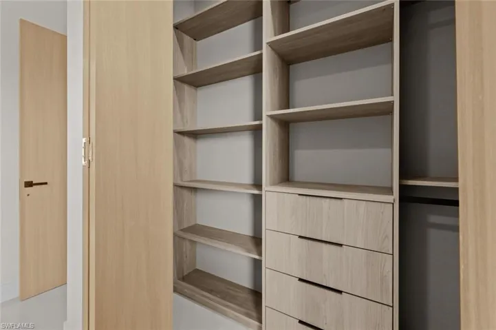 View of closet
