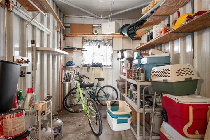 View of storage area