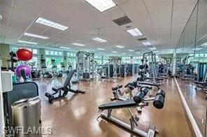 Well appointed on-site gym with all types of equipment and classes for any level of fitness enthusiast.