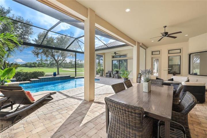 Outdoor space is perfect for entertaining.