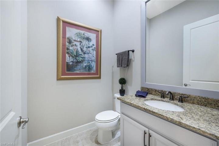 An additional half bath is great for guests.