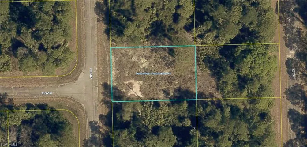 Map of property location featuring property parcel outlined