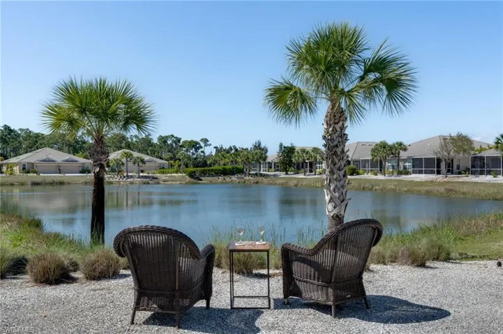 Water view with nearby suburban area