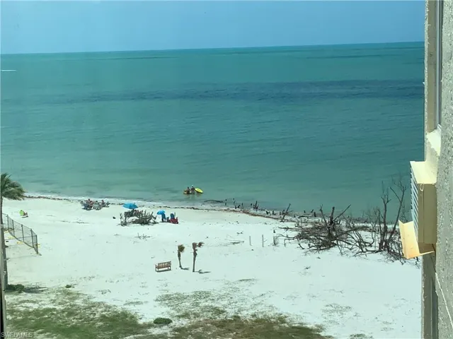 Beach views from this balcony
