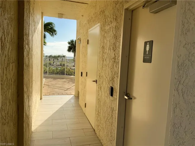 Pool baths by pool area