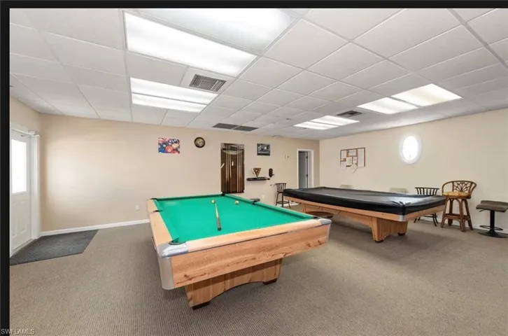 Pool table at Vlub house