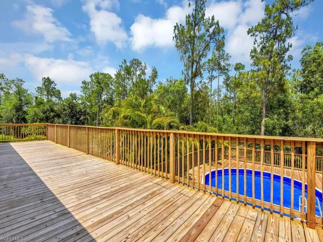 View of deck