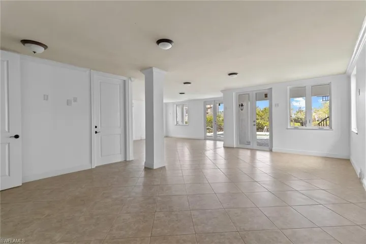 Huge entertainment room by the pool on first floor