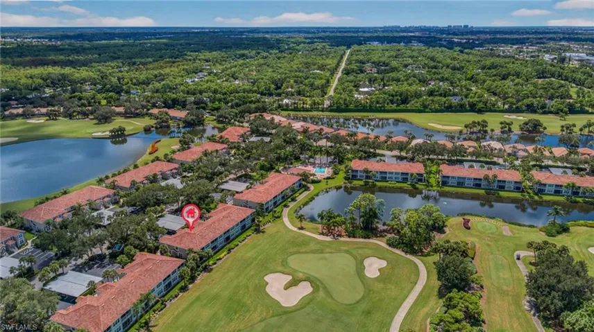 Osprey view of the 8th green