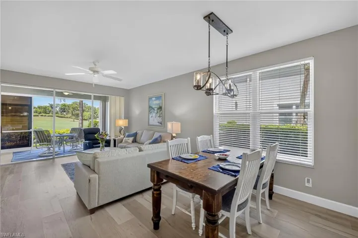 Open living and dining space for comfortable living