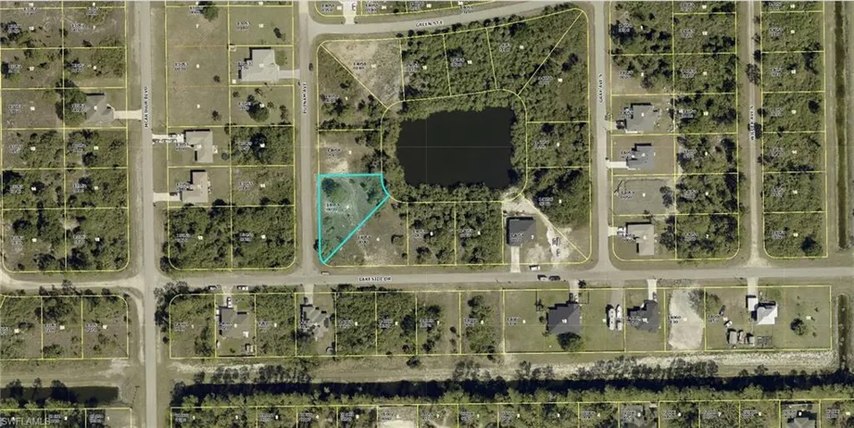 Map of property location with property boundaries highlighted