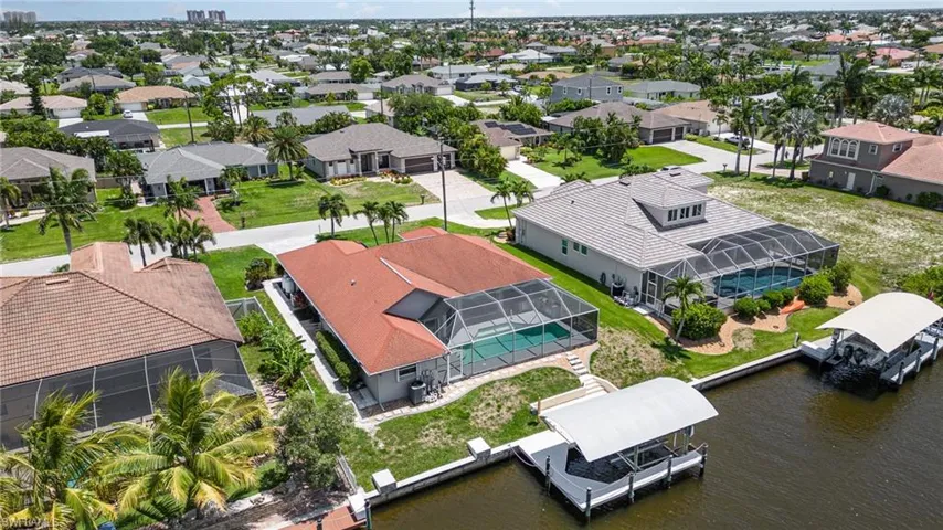 Aerial view of home