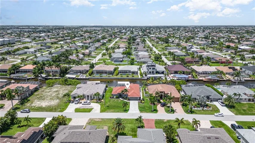 Pin showing property location-North facing aerial view of property