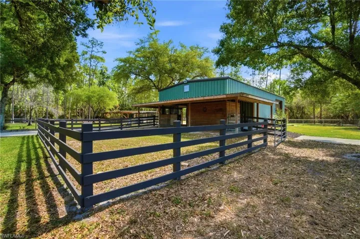 View of stable