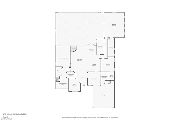View of floor plan / room layout