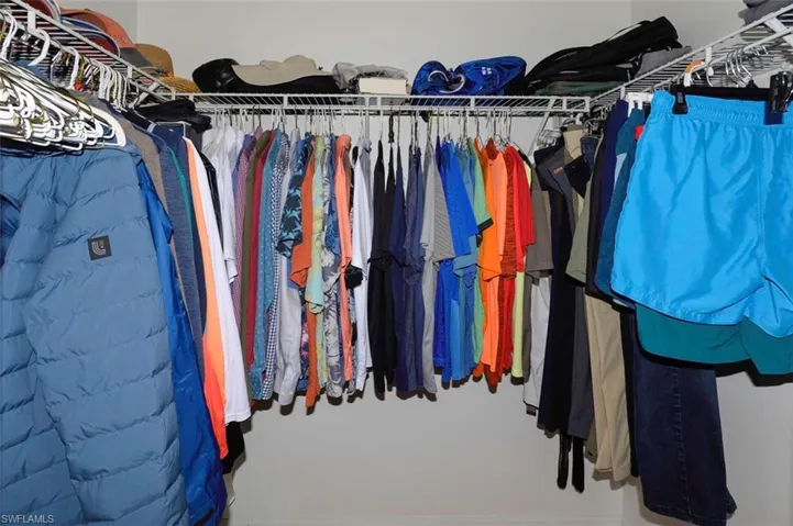 Primary suite 2nd walk-in closet.