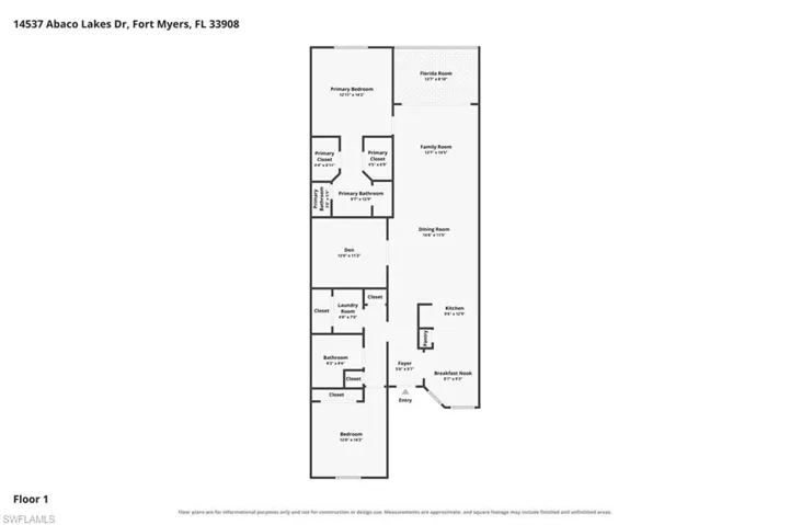 Zillow generated Floor plan