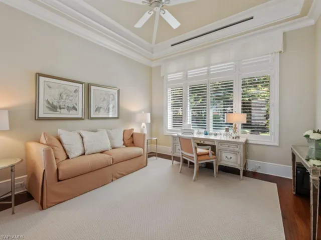 1st floor guest suite presented as a lady's office