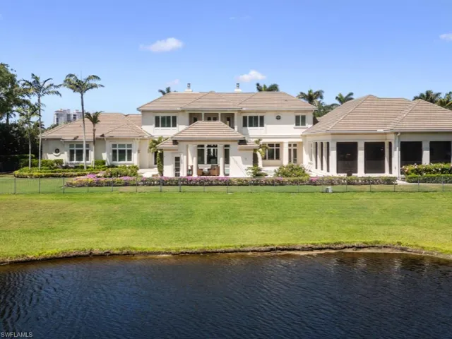 Rear view of property from the lake