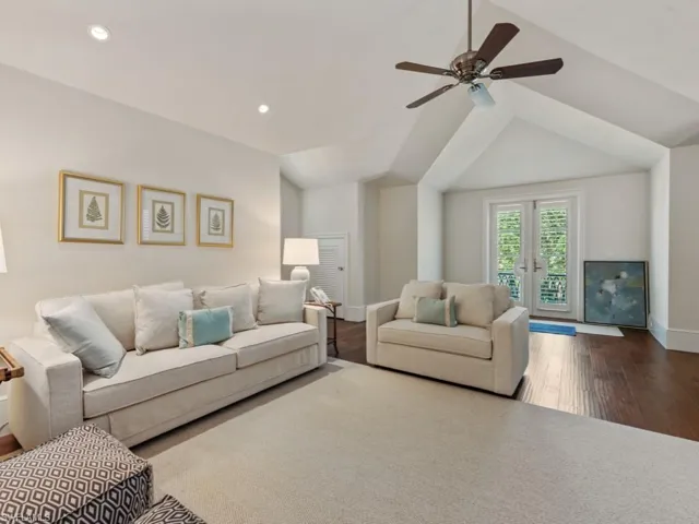 2nd floor Guest retreat bedroom presented as a sitting room