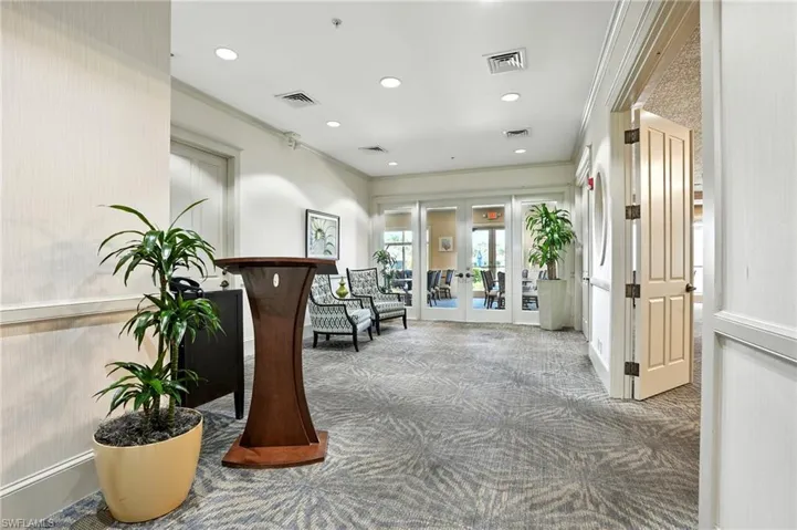 Clubhouse foyer