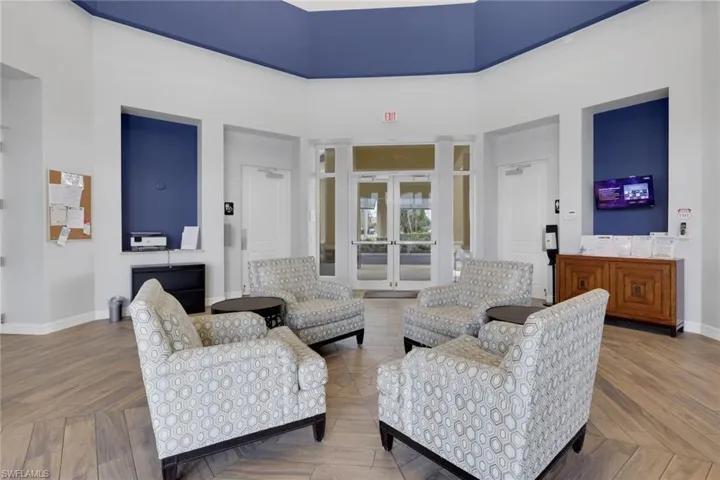 Clubhouse seating area