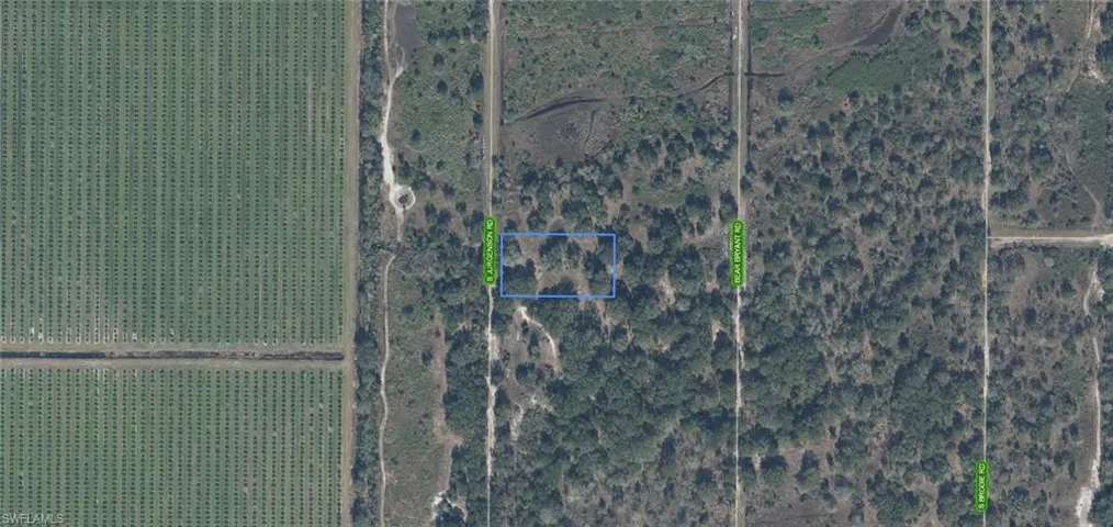 Aerial Map. Illustrating the property's boundaries and surrounding land usage