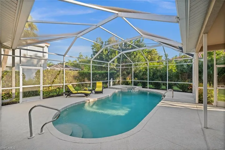 View of pool with, patio area