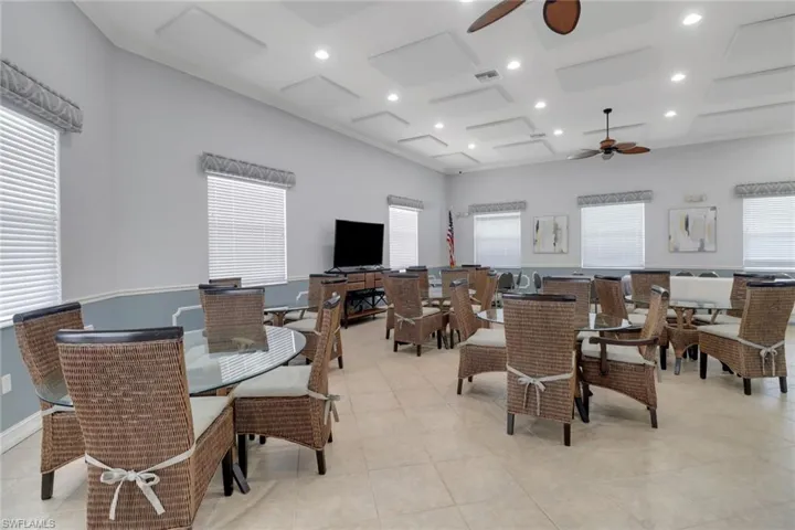 Clubhouse dining room