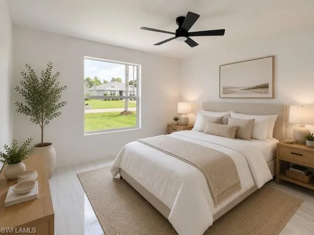 Bedroom 3- Versatile third bedroom perfect for guests, a home office, or a nursery.
