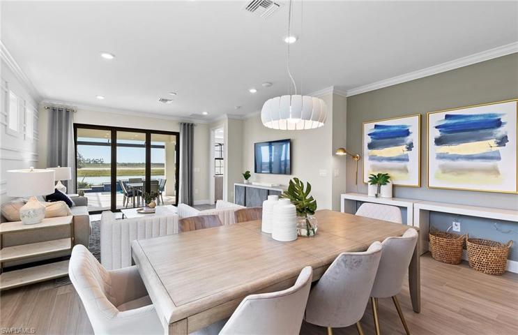 Photo is from the furnished model. Options for this home may vary.