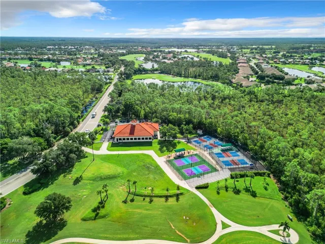 Pickleball courts. 2 are lighted.