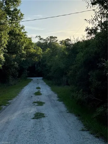 View of street - Property is to the right - corner