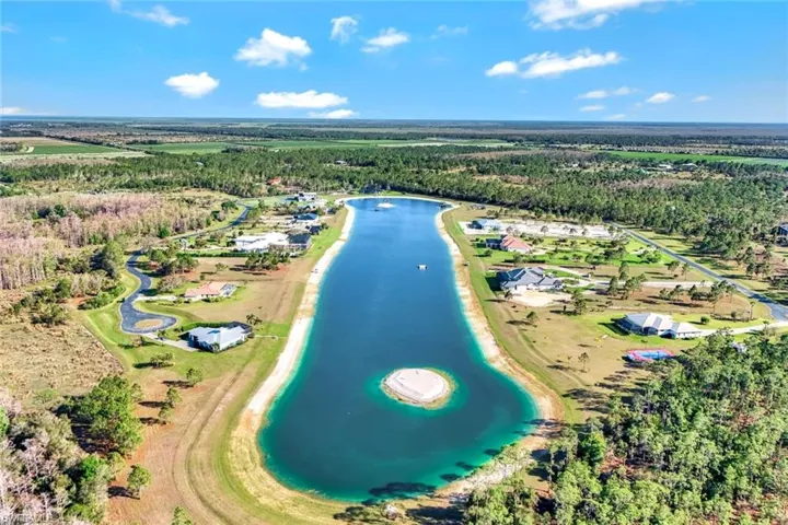 Aerial view of the community