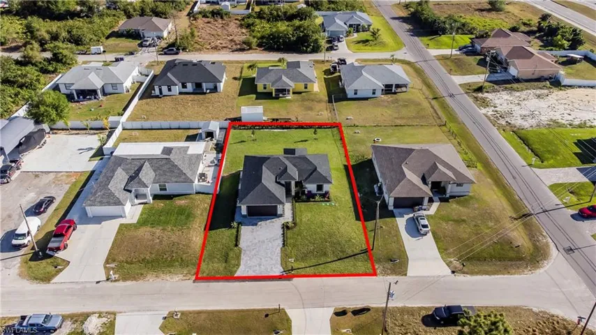 Drone / aerial view featuring a residential view