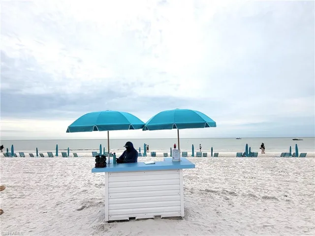 Beach behind Margaritaville