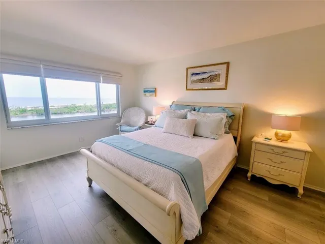 Owner's Bedroom w/Windows Overlooking Beach