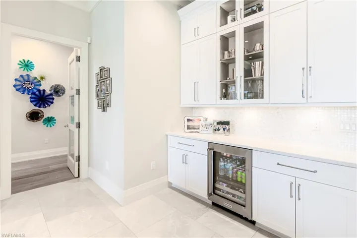 Wine cooler- bar area
